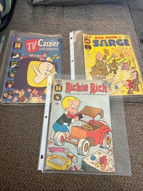 3 Vintage Harvey Comics